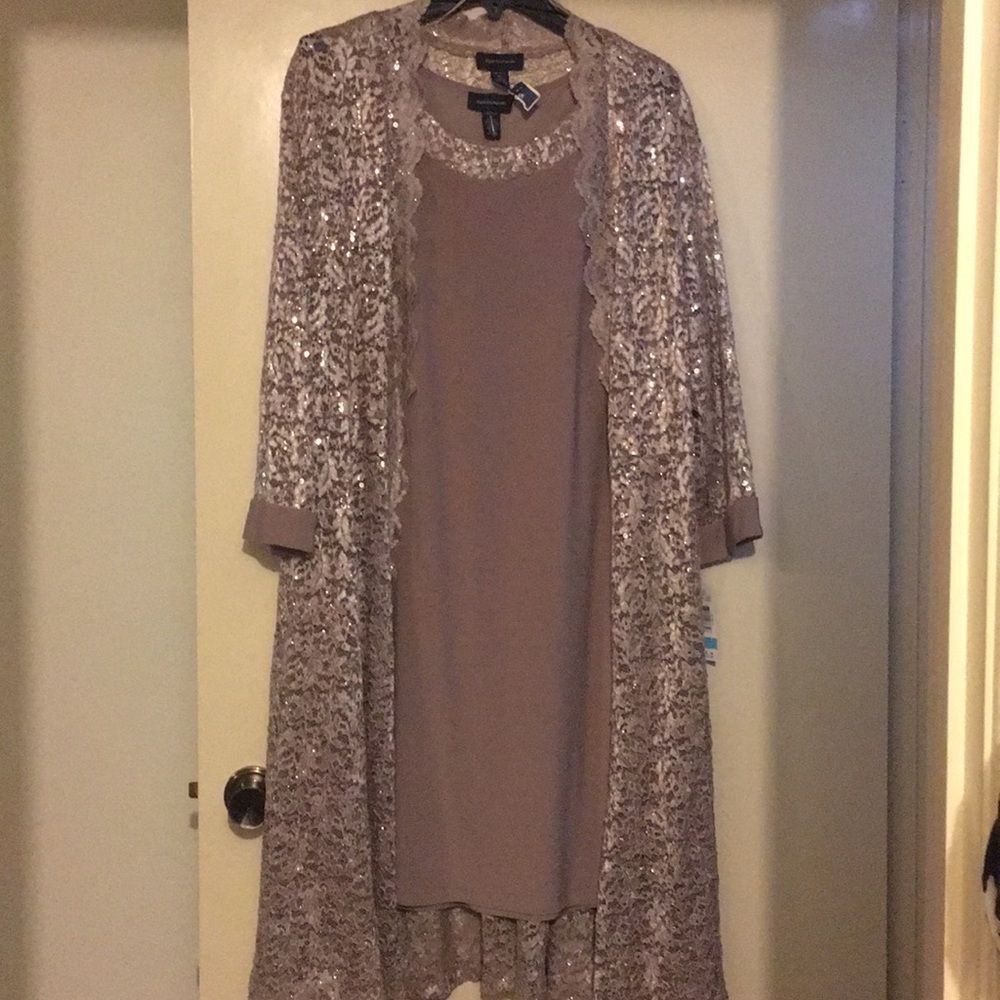 Two piece formal gown